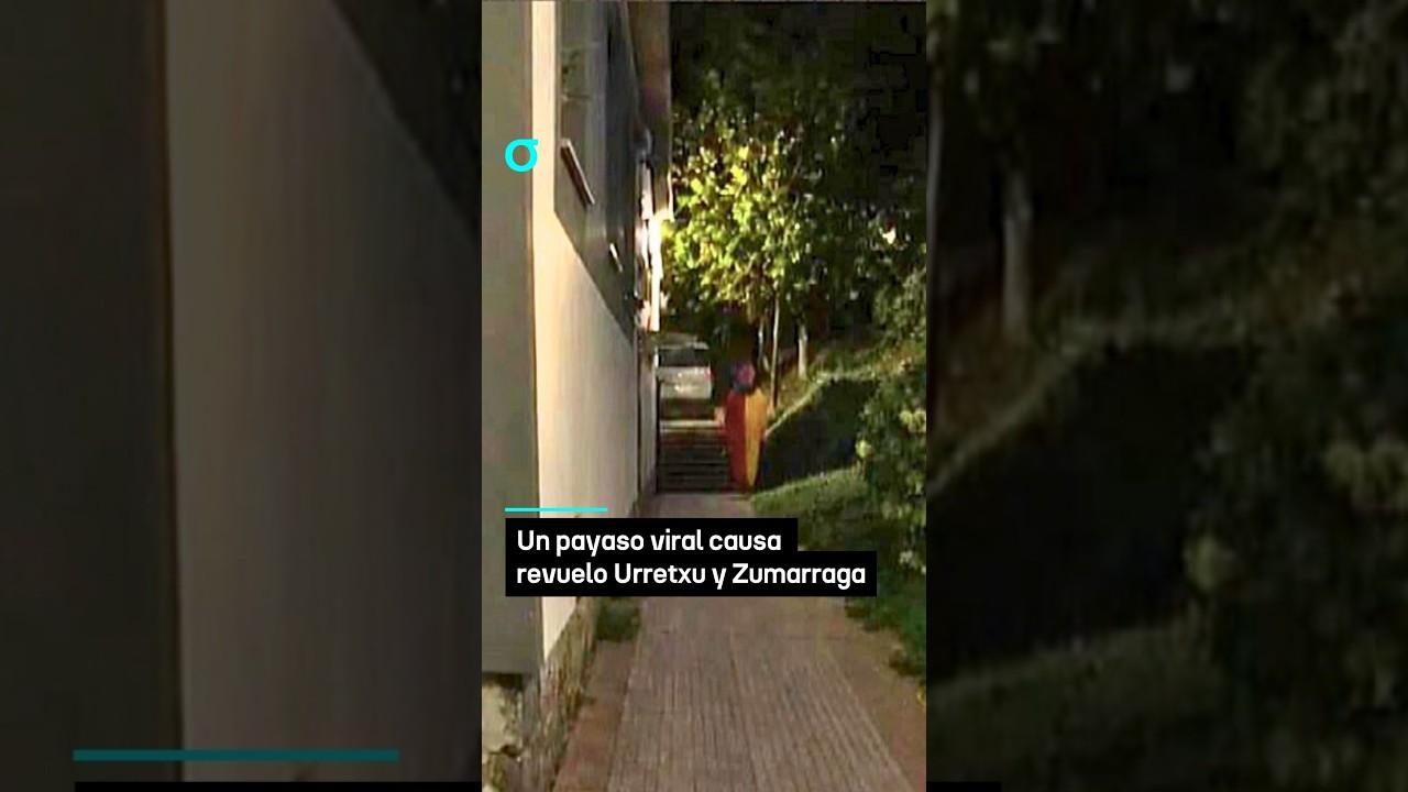 Un payaso viral causa revuelo en Urretxu y Zumarraga