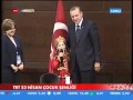 Erdoğan'ı duygulandıran Azerbaycan'lı kız