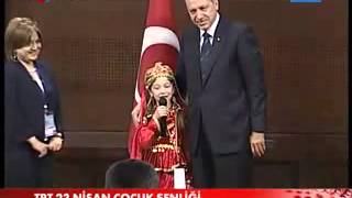 Erdoğanı Duygulandıran Azerbaycanlı Kız
