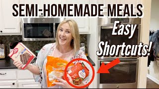 SHORTCUTS for EASY 'SEMI' HOMEMADE MEALS // My family LOVED this!