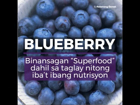 Bakit Kailangan Kumain: Blueberry