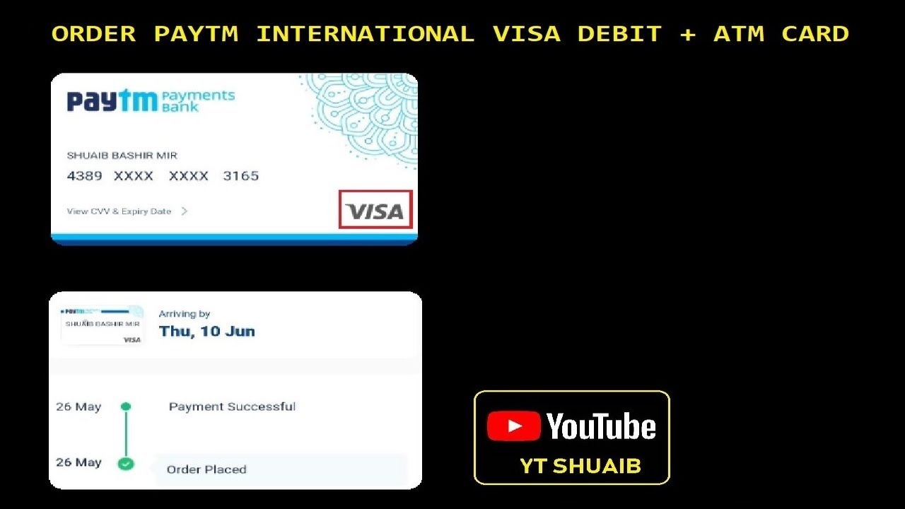 Order Paytm VISA Card  |  
