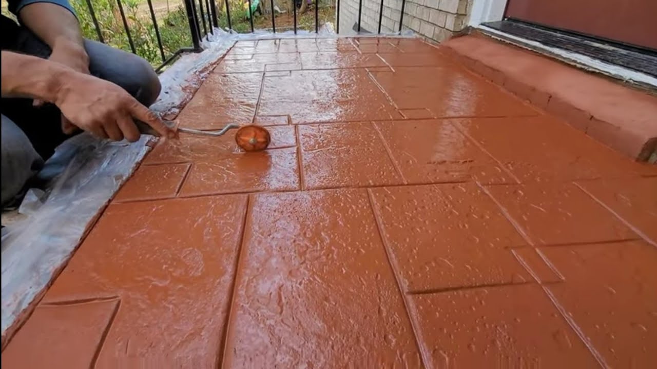 Manera Facil de Estampar y Restaurar el Cemento Viejo: Paso por Paso