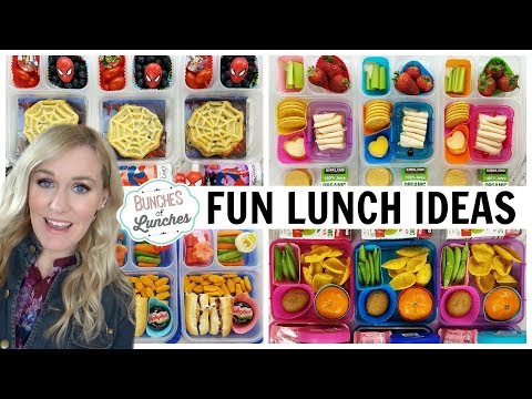 NEW SCHOOL LUNCH IDEAS + What They Ate | JK, K, 1st Grade, 2nd Grade | Bunches Of Lunches