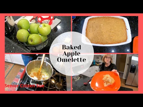 Baked Apple Omelette * An Old Recipe from 1887