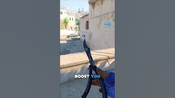 You can SELF BOOST to SHORT on DUST 2 now!