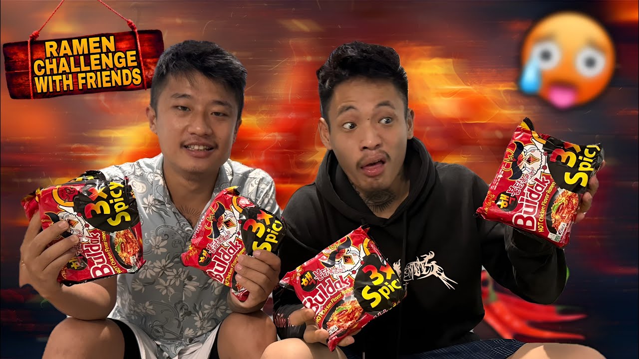 PINOL RAMEN CHALLENGE 🥵🤯|| AND RUNNING 🏃 RACE || 