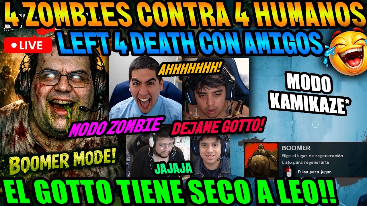 🤣¡ZOMBIES CONTRA HUMANOS!😂 GOTTO BUSCA A LEO Y VALQUI + TERMINAN HACIENDO COMEBACK + TANK SALE!🔥