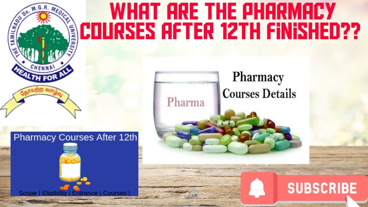 What are the pharmacy courses after 12th finished? Part 1... Carrier guidance