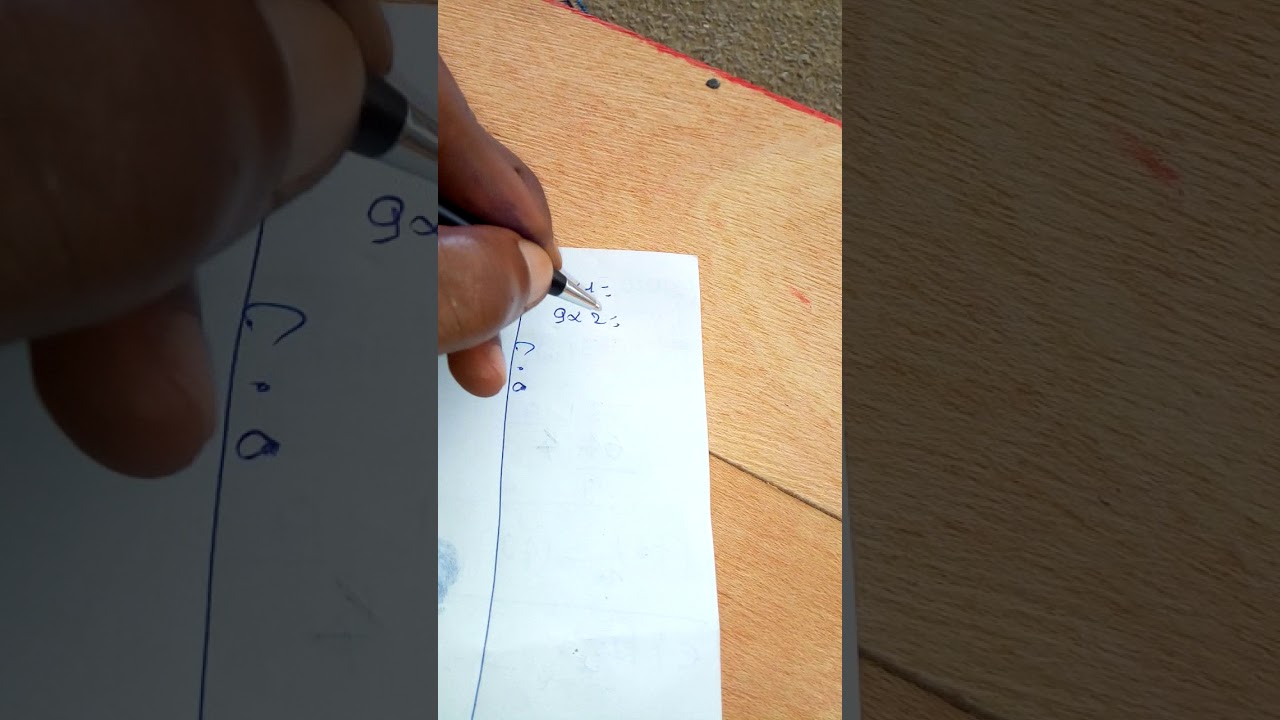 Table de multiplication de 9 très facile