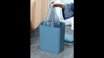 Indoor intelligent induction trash can