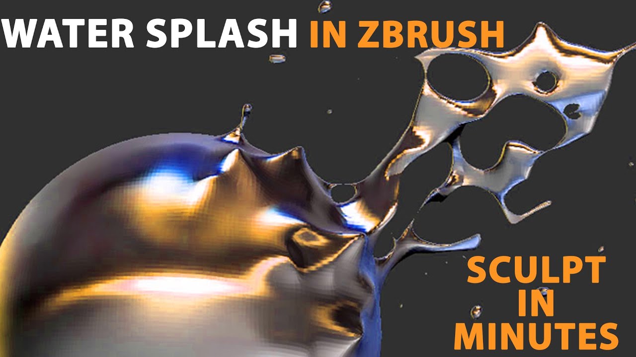 water ripple in zbrush