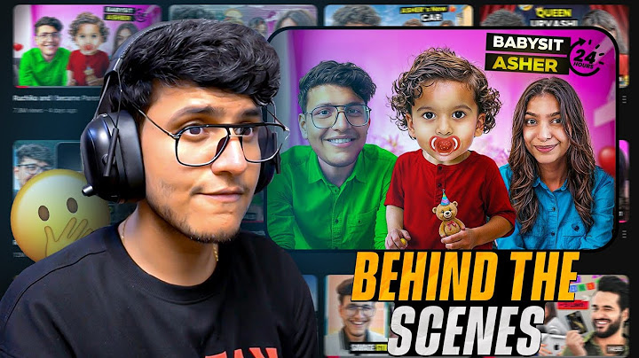 Behind the scene talks about babysitting Asher