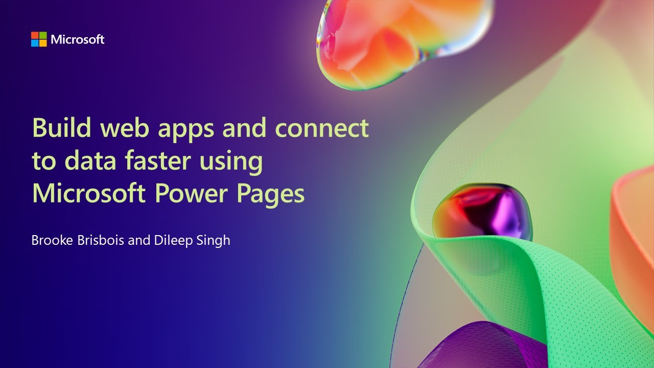 Build web apps and connect to data faster using Microsoft Power Pages ...