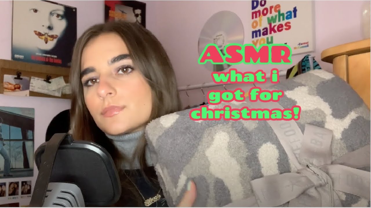 ASMR what I got for christmas 2020