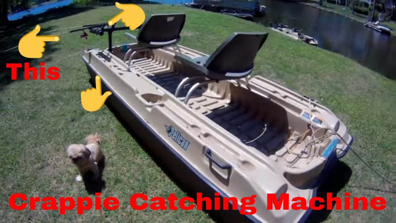 2022 CLOSER LOOK AT MY 2 MAN BOAT A CRAPPIE CATCHING MACHINE IT