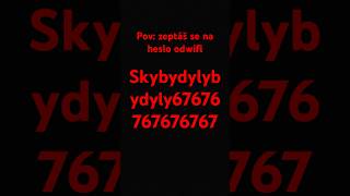 Heslo na wifi #new #shorts #fyp #wifi