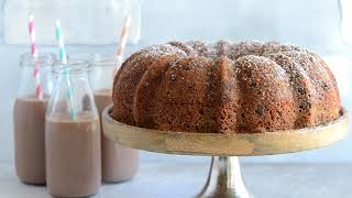 Chocolate Milk Bundt Cake | The Novice Chef