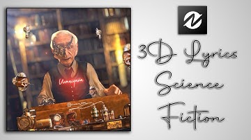 3D Amazing science fiction lyrics video editing like Ae Effect | Node video Tutorial | Goutham Editz