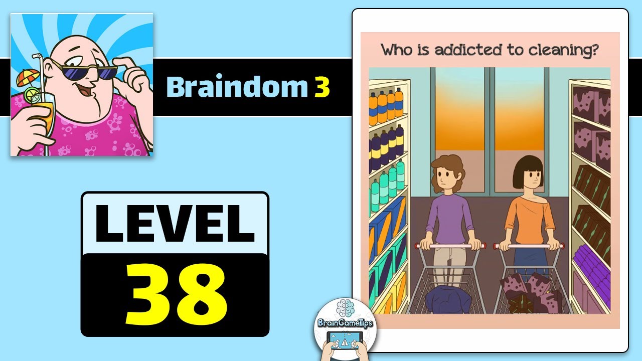 Braindom 3: Smart, Brain Games - Level 38 Answer