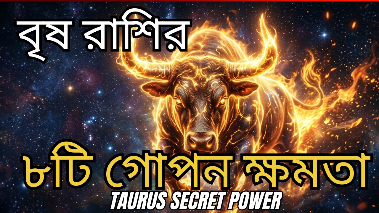 বৃষ রাশির ৮টি গুপ্ত শক্তিশালী ক্ষমতা 🔥 | 8 Hidden Powers of Taurus ...