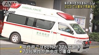 熱中症で今年最多の167人搬送　重体の高齢者も　10日の東京都内(2023年7月11日)