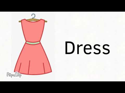 Clothes and accessories vocabulary/English vocabulary for kids and beginners