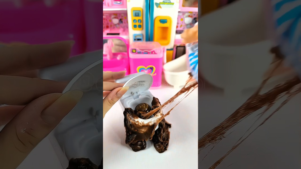 Satisfying with Unboxing & Review Miniature Toilet Set | ASMR Video no music 