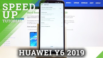 How to Speed Up HUAWEI Y6 2019 – Device Optimization