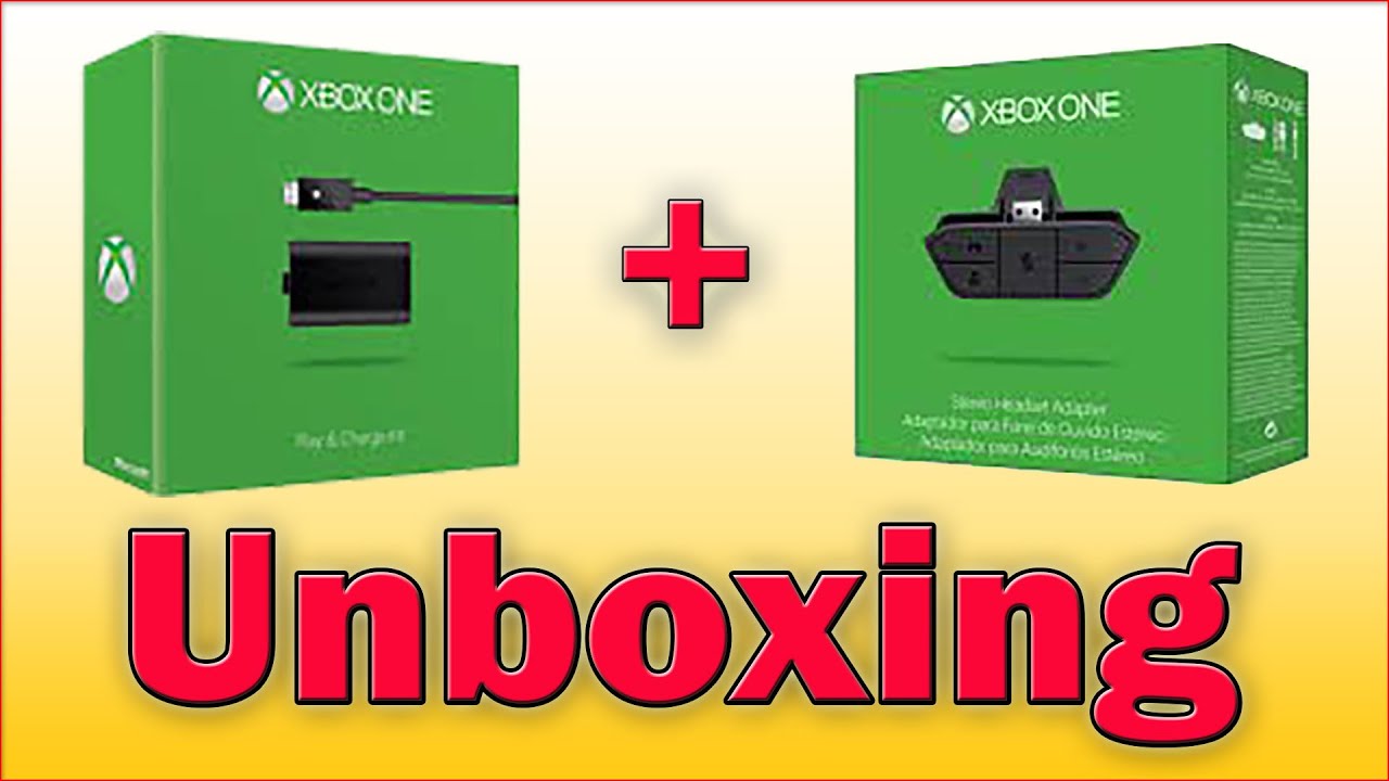 Xbox One Headset Adapter + Charge Kit Unboxing / Review