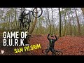 GAME OF B.I.K.E WITH SAM PILGRIM!! DIRT JUMP Vs DOWNHILL RIDER!!