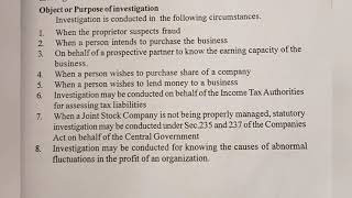 Auditing- Module 1 -Investigation