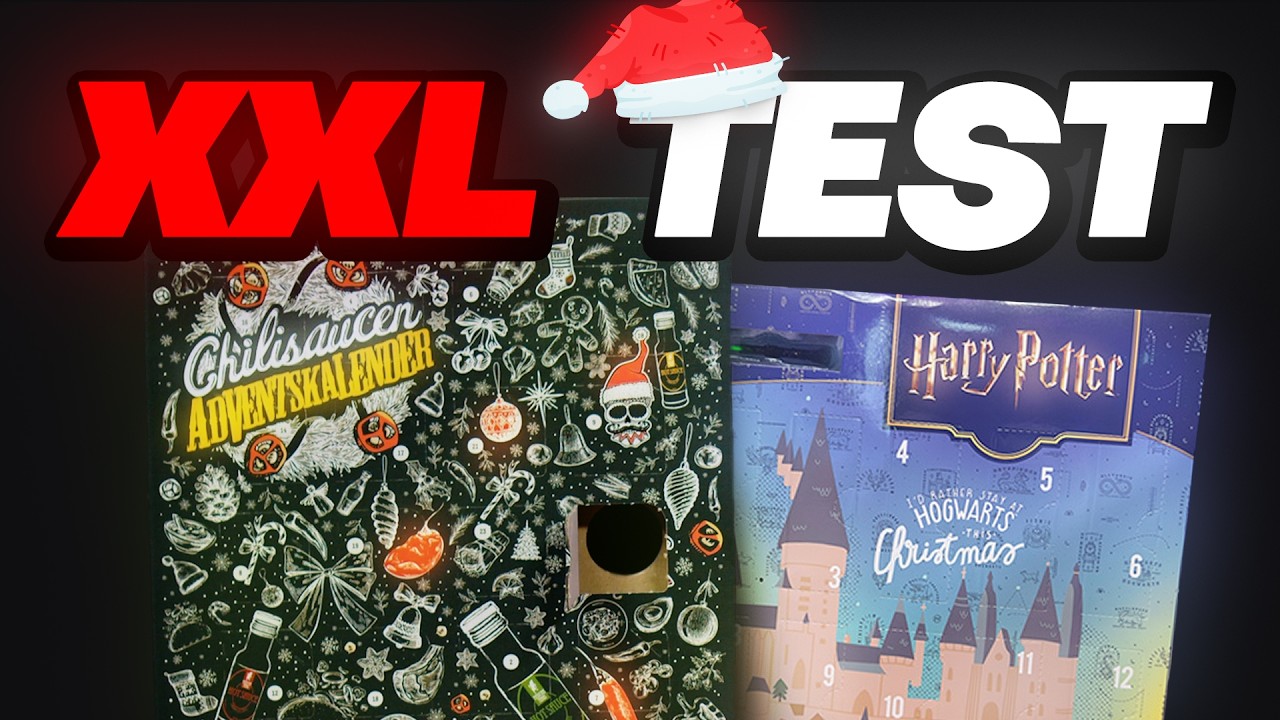 XXL Adventskalender Test - Von SCHÄRFE bis zur BUNTEN MILCH ist alles dabei! 🥛 😂