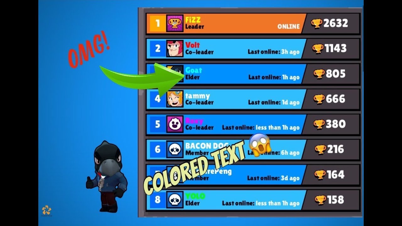 Make Your Name Colored In Brawl Stars! (Doesn't work ...