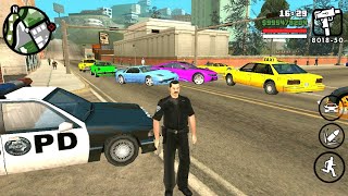 CJ Joined Police And Became Cop in GTA SAN ANDREAS MOBILE 😱😱 - GTA SA Mod Android Gameplay ★90 screenshot 2