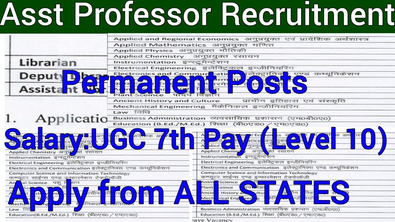 ASSISTANT PROFESSOR, ASSOCIATE PROFESSOR, & PROFESSOR , LIBRARIAN