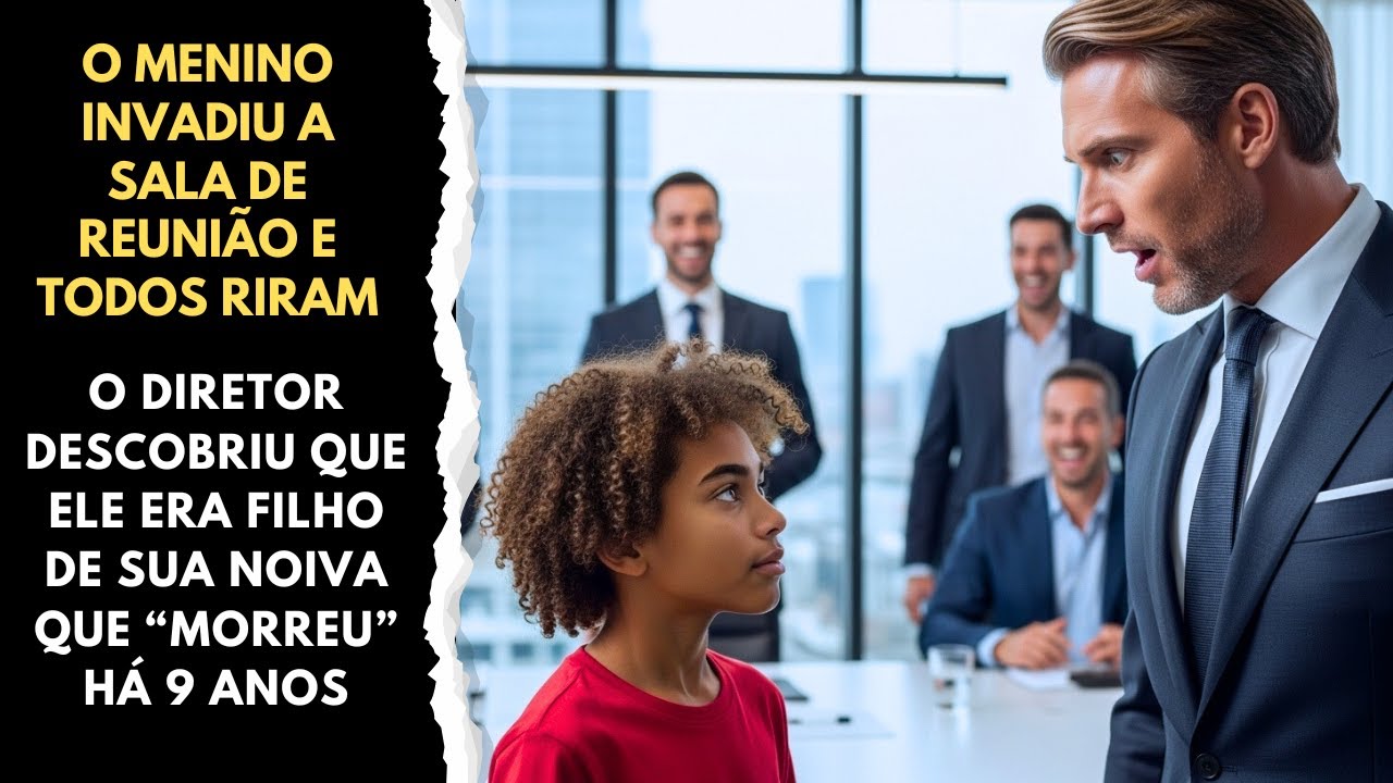 Criança Invade Sala de Reunião, Milionários Riem... Mas Suas Próximas Palavras choca a todos