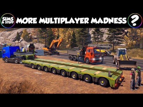Construction Simulator | More Multiplayer Mayhem | Starting To Build A ...