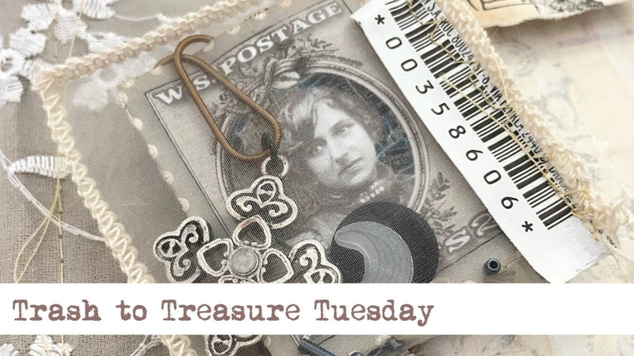 Tea Bag Ephemera — Repurpose Used Tea Bags on Trash to Treasure Tuesday