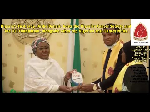 Nigeria's First Lady (HE, Aisha Buhari) hosts the OCI Foundation, NCS, & other stakeholders; 25/1/22