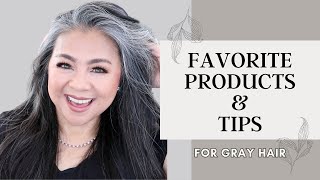 Favorite Purple Shampoo Conditioner Leave-In for Gray Hair | Tips for Growing out Gray Hair