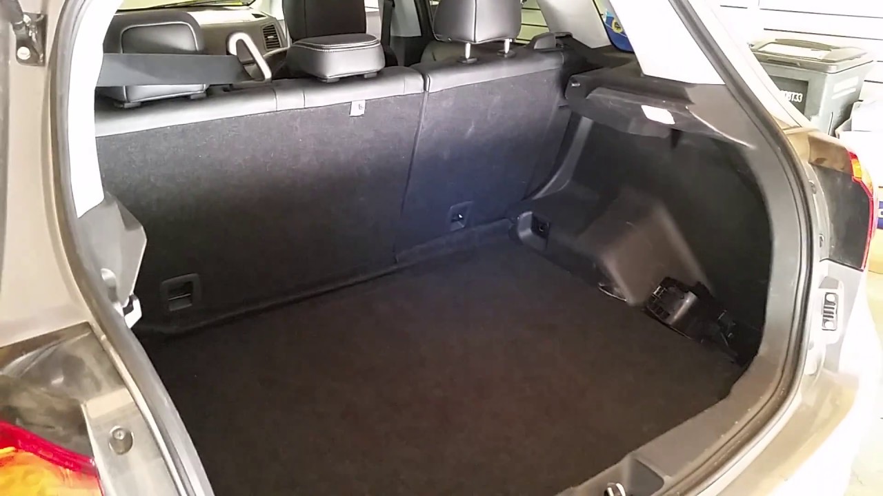 2015 Mitsubishi Outlander Sport Checking Cargo Area With Rear Seats
