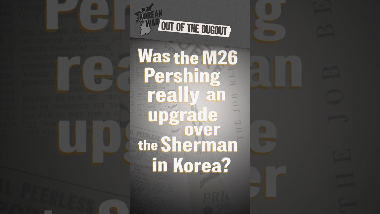M26 Pershing vs. Sherman – Which Tank Ruled Korea? #OOTD #shorts