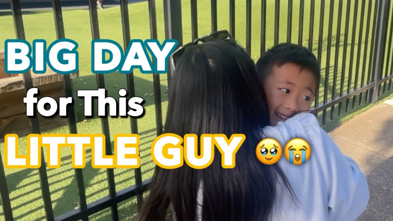 Letting Go on His First Day of School || #tibetan 