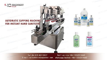 capping machine for instant hand sanitizer gel bottle|flip top cap tightening system