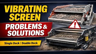 Vibrating Screen Troubleshooting | Single Deck & Double Deck | Common Problems & Solutions