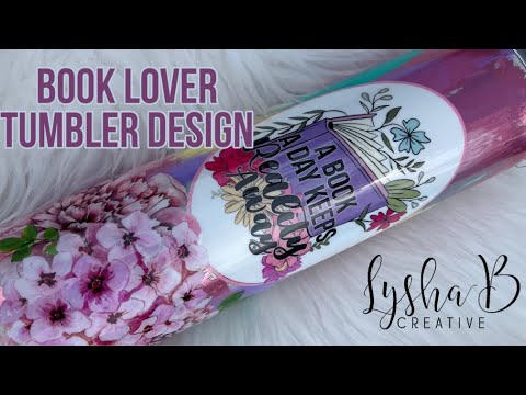 WATERCOLOR DAISY TUMBLER TUTORIAL 