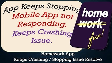 How To Fix Homework App Keeps Stopping | Keeps Crashing Problem | Problem Resolved