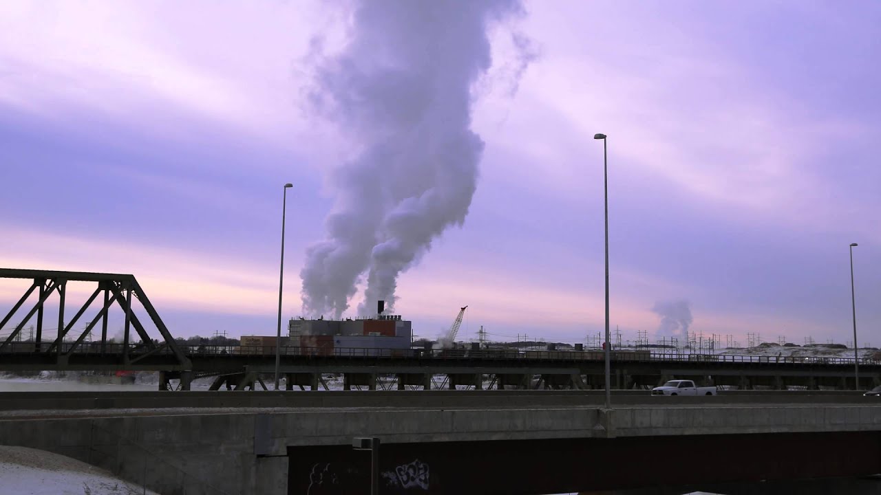 SaskPower Queen Elizabeth Power Station Saskatoon 4K Timelapse YouTube