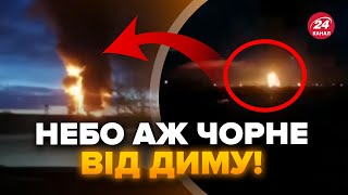 😮Взрывной гриб НАКРЫЛ Россию! Людей экстренно эвакуируют. Дроны ВСУ влупили не на шутку (ВИДЕО)